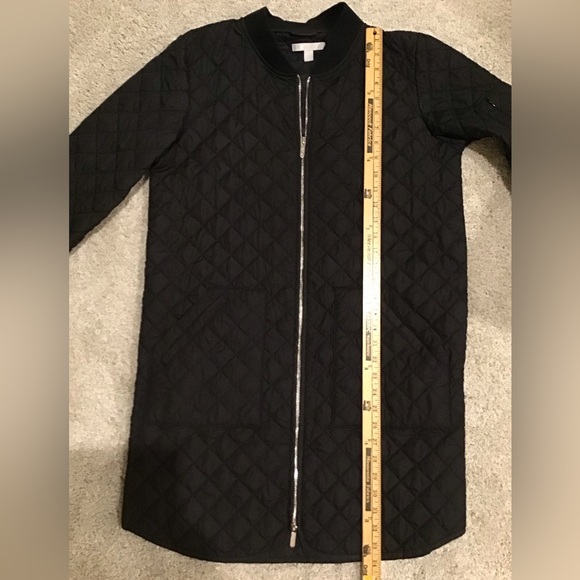 ZELLA Longline Quilted Bomber Jacket | Size M - Picture 9 of 10